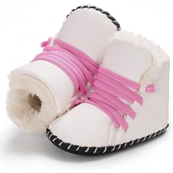 Plus Velvet Warm Baby Shoes 0-1 Years Non-Slip