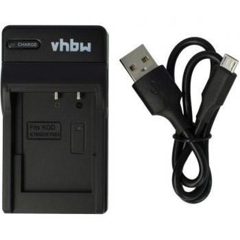 Chargeur USB pour batteries Kodak Klic-7002 et Klic-7003 par vhbw
