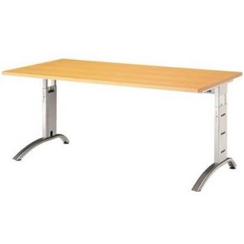 Bürotisch C-Fuß 180x80cm Buche
