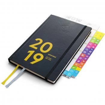 WeekView Extended 2019 – Cleverer Wochenplaner (Oktober 2018–März 2020, 12×18 cm)