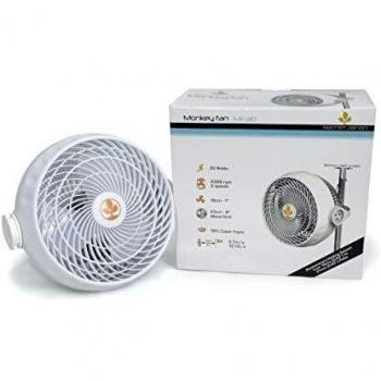 Ventilateur circulateur d'air 30W avec clip 18cm Secret Jardin