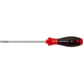 Wiha Comfort Grip Parallel Slotted Screwdriver, Size 6.5mm x 150mm