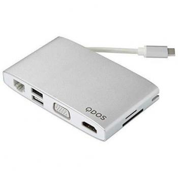 Hub Grand USB-C 8-en-1 Qdos PowerLink
