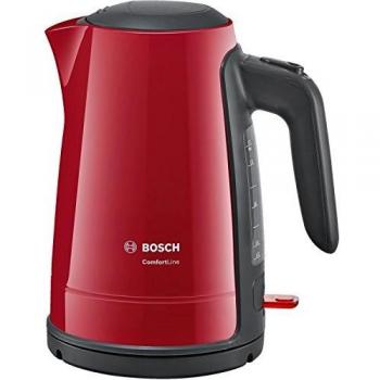 Bouilloire Bosch Comfort Line TWK6A014, 2400 W, Capacité de 1,7 L, Rouge et Anthracite
