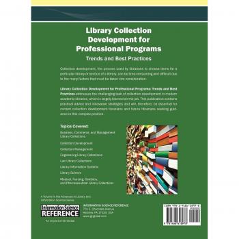 Library Collection Development for Professional Programs: Trends and Best Practices