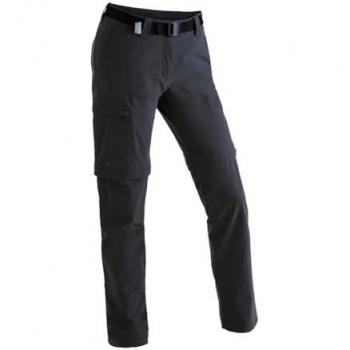 MAIER Damen ZipOff-Wanderhose Inara Slim Zip schwarz | 50