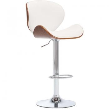 SEGGIOLE BIANCO CURVO METALLO