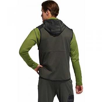 Adidas Herren ClimaHeat Freelift Hooded Vest Camo – Legend Earth XXXL