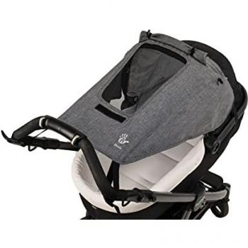 Altabebe Voile pare-soleil gris foncé pour poussette