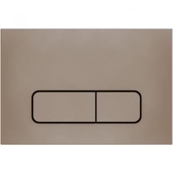 Kroos® Latón Cepillado – Placa Activadora Rectangular Compatible con Geberit