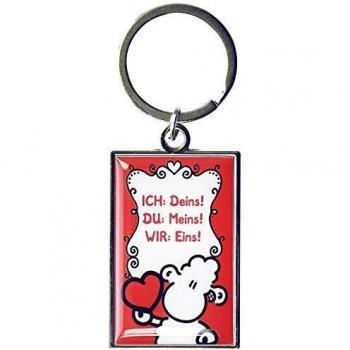 Sheepworld 45622 Magnet-Schlüsselring „Wir eins“ – Ø 8,8 cm