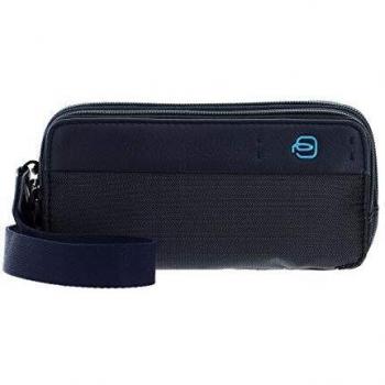 Pochette in pelle Blu TU