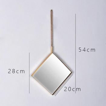 Wall-Mounted Glass Makeup Mirror