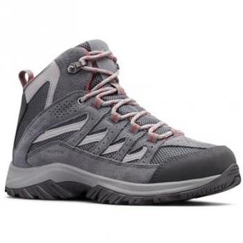 Columbia Crestwood Mid Waterproof Wanderschuhe Damen Grau 39