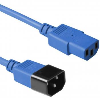 PE1413B3 MicroConnect 3 m blaues Netzstromkabel (C13 → C14)