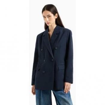 Azul Urbano Blazer de Moda AXM