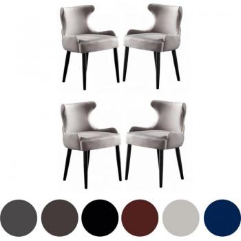Oxford LUX Upholstered Velvet Dining Chairs