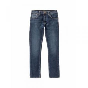 Nudie Jeans Herren Slim Fit Grim Tim Blau 36/L34