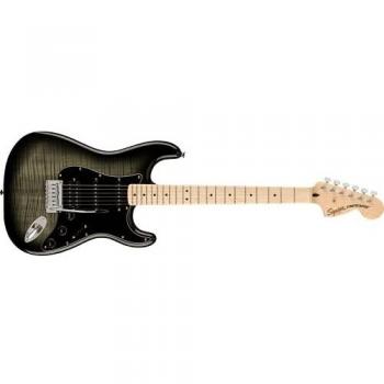 Squier Affinity Series Stratocaster FMT HSS Electric Guitar, Maple, Black Burst