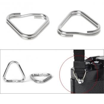 10pcs Metal Triangle Split Rings for Digital Camera Strap