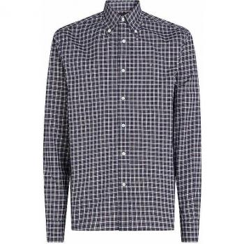 Tommy Hilfiger Langarmhemd FLEX POPLIN MINI TARTAN RF SHIRT Rouge Multi Check
