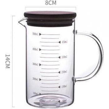 Borosilicate Glass Kitchen Milk Pot