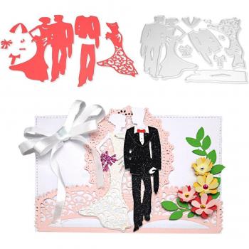 Manualidades Nupciales: Tarjeta de Papel y Troqueles Metálicos