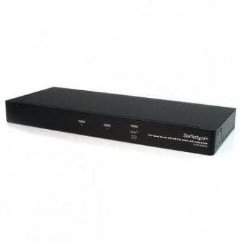 Switch KVM USB 2 Ports DVI Quad Écrans avec Audio