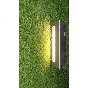 Lámpara de Buride para escaleras, empotrada, 4W, 3000K, aluminio, IP54