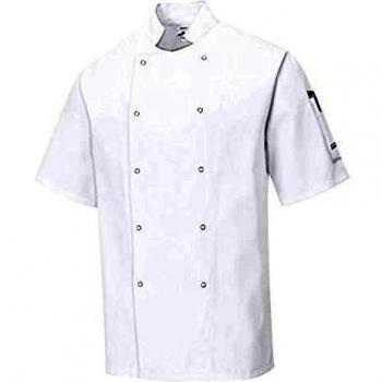Chaqueta Cumbria C733 Chef Unisex, Bolsillo y Manga Bolígrafo – PortWest