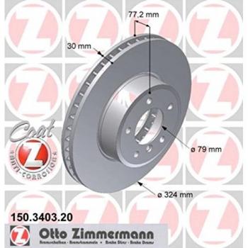 Zimmermann Disco Freno Coat Z 150.3403.20