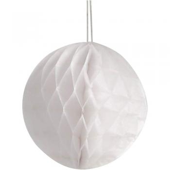 Witte Decoratieve Pomponnen, 8 cm, 10 stuks