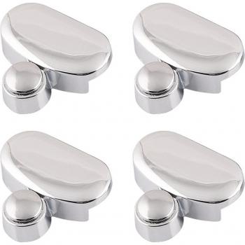 4pcs Anti-Rust Glass Shelf Supports