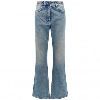 Givenchy Women's Blue Straight Fit Jeans Size W27