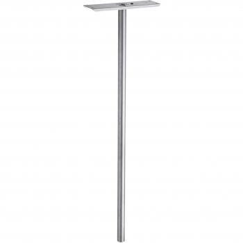 Piquet pour boîtes aux lettres galvanisé, 110 cm de hauteur, 4,5 cm de diamètre