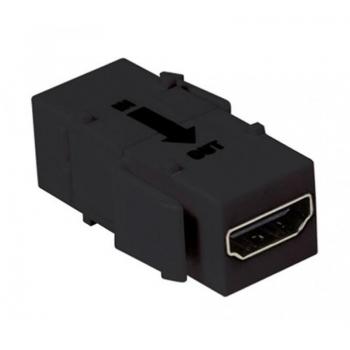 Accoppiatore Keystone HDMI con Ripetitore Nero