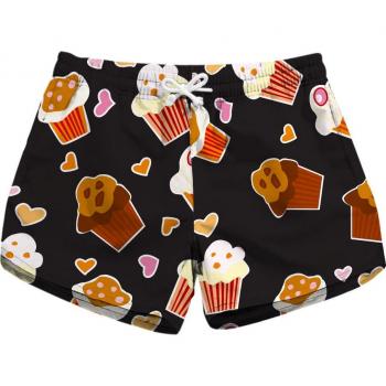 Shorts de playa para mujer con diseño 3D