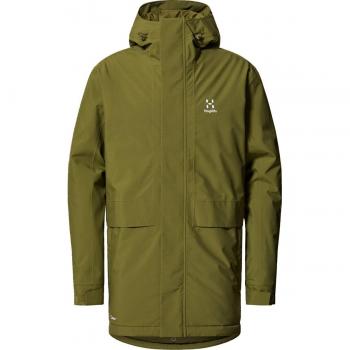 XL Olive Green Haglofs Salix Proof Mimic Parka for Men