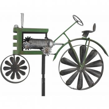 Gartendeko-Holzwurm-Bodenstecker aus Metall