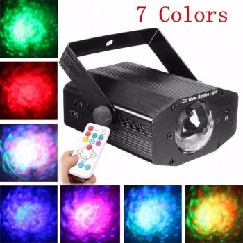 Dynamic Colorful LED Ripple Effect Light with Remote Control