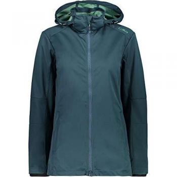 F.LLI Campagnolo Damen Softshelljacke, Leicht, Petrol, D46