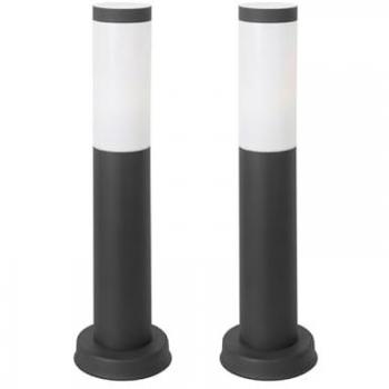 Farolillo Moderno Antracite o Inox (2 Pezzi)