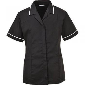 Portwest Women's Classic Work Tunic Black Medium