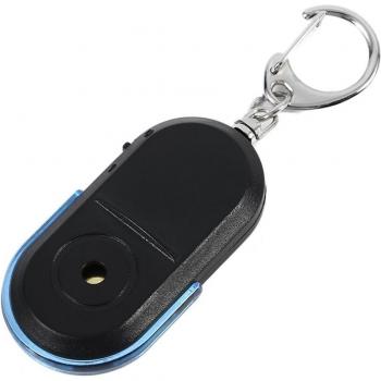 Wireless Key Finder for Seniors with Alarm, Whistle Sound, and LED Light