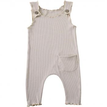 Neugeborenen Baby Jungen Mädchen Ärmelloser Strickanzug