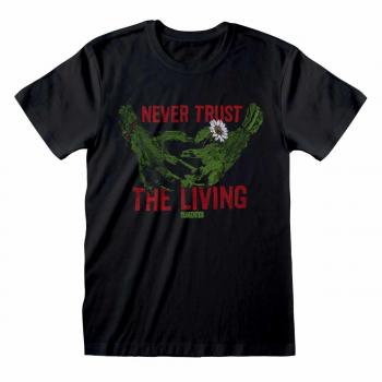 Camiseta Negra Unisex “Universal Monsters: Nunca Confíes en el Viviente” XL