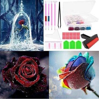 YIMAKJ Familien-Diamantbilder – 3‑teiliger Kreativ-Set