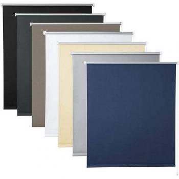 Woltu Easyfix Verdunklungsrollo Blau 60x160cm
