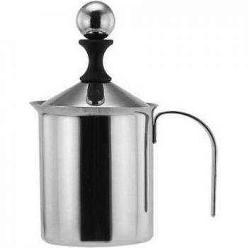 Filbake Milk‑Shaker: Doppel­Schäumer aus rostfreiem Stahl – perfekt für Cappuccino & Bubbler
