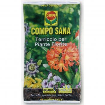 Sana Terra Terriccio Substarto per Piante Fiorite – 20 L (Con Guano)